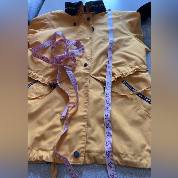 Vintage Thunder Bay Yellow Windbreaker Jacket Size 9/10 - Picture 14 of 16